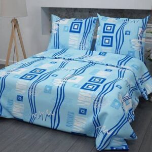 Бязь о/м пл 100 рис 348-1 Пикассо голубой