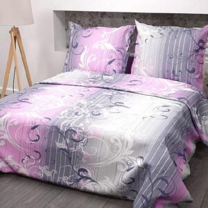Бязь о/м пл 100 рис 355-1 Симфония розовый