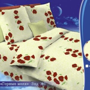 Бязь о/м пл 140 рис 1017 Горные маки