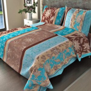Бязь о/м пл 140 рис 2462-1 Ажур бирюза